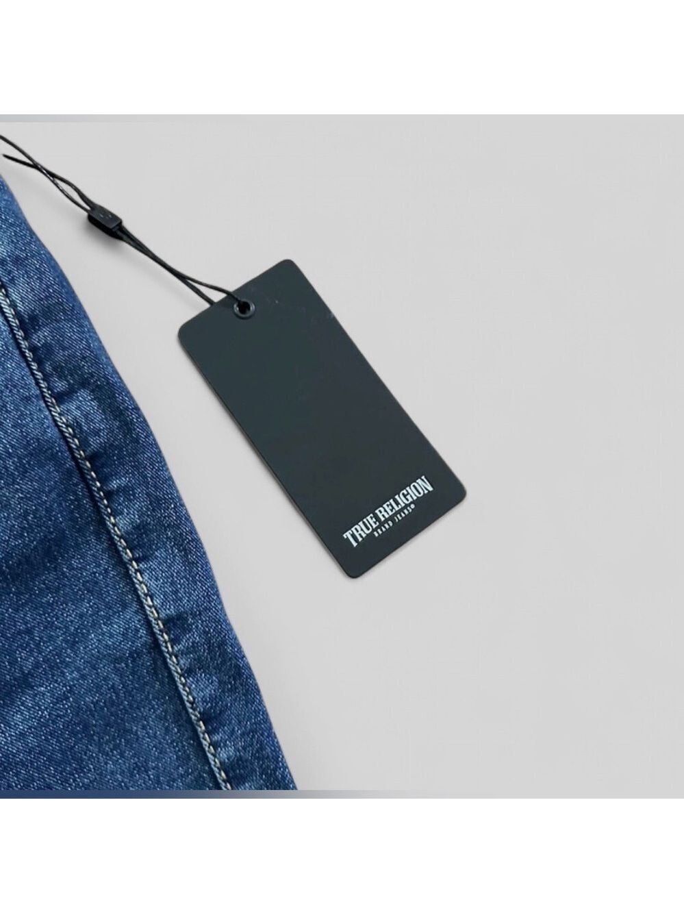 True Religion-Charlie High rise flare jeans, blue- size 27-NWT-retails $159 - Picture 8 of 11